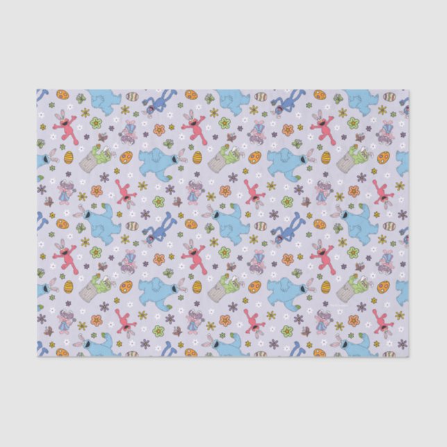 Sesame Street Oaster Bunny Pattern Seidenpapier (Vorderseite)