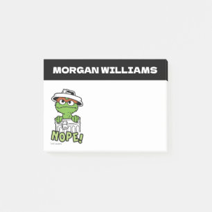 Sesame Street   Oscar der Miesepeter Nein!   Name  Post-it Klebezettel