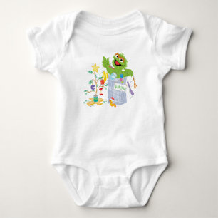 Sesame Street   Oscar - Weihnachtsbaum Baby Strampler