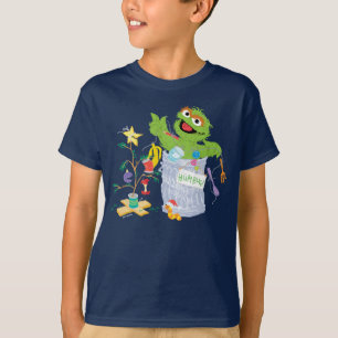 Sesame Street   Oscar - Weihnachtsbaum T-Shirt