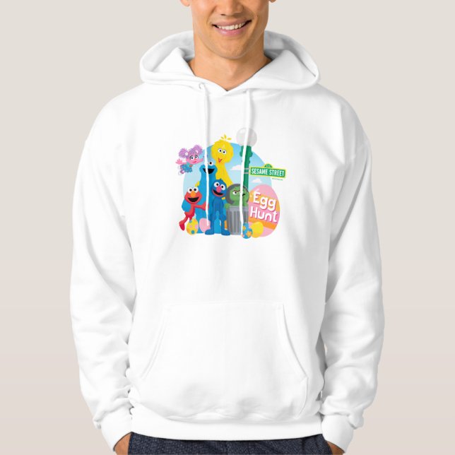 Sesame Street Ostereier Hunt Hoodie (Vorderseite)