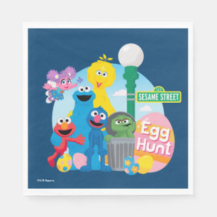 Sesame Street Ostereier Hunt Serviette