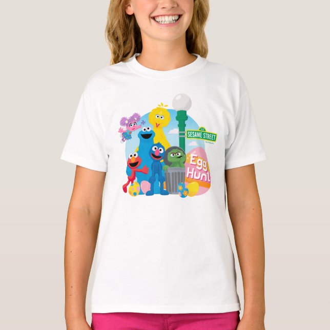 Sesame Street Ostereier Hunt T-Shirt (Vorderseite)