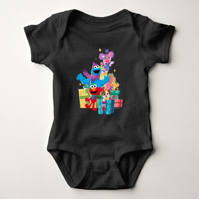 Sesame Street Pals and Presents Baby Strampler (Vorderseite)