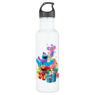 Sesame Street Pals and Presents Edelstahlflasche