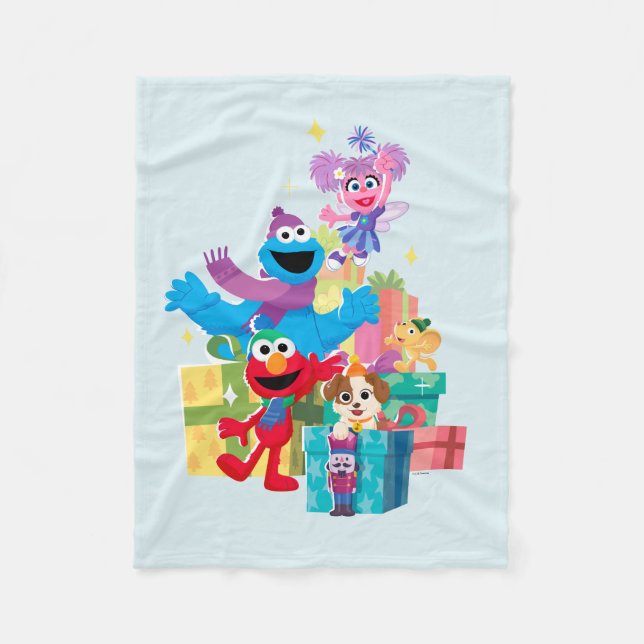 Sesame Street Pals and Presents Fleecedecke (Vorderseite)