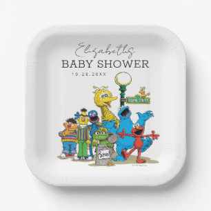 Sesame Street Pals Baby Dusche Pappteller