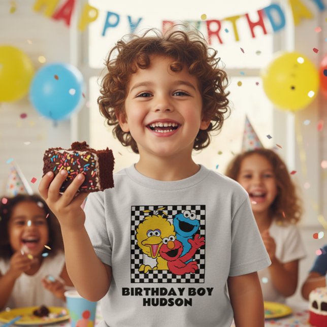 Sesame Street Pals Checkered Birthday Boy (Von Creator hochgeladen)