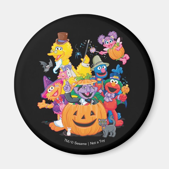 Sesame Street Pals | Frohe Halloween Magnet (Vorne)