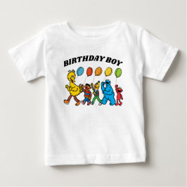Sesame Street Pals | Geburtstagskind Geburtstag Baby T-shirt