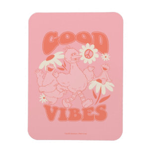 Sesame Street Pals Good Vibes Magnet