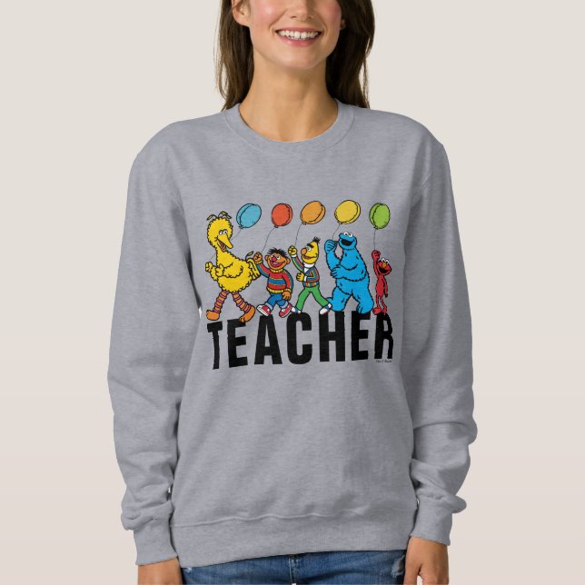 Sesame Street Pals | Party Balloons Lehrer Sweatshirt (Vorderseite)