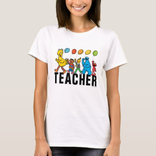 Sesame Street Pals   Party Balloons Lehrer T-Shirt
