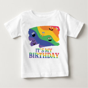 Sesame Street Pals Rainbow Birthday Baby T-shirt