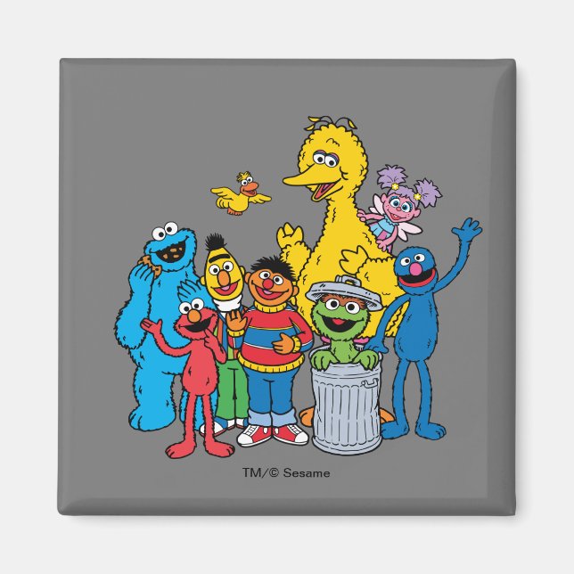 Sesame Street Pals Waving Magnet (Vorne)