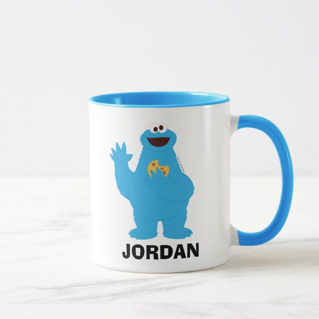 Sesame Street | Personalized Cookie Monster Tasse (Rechts)