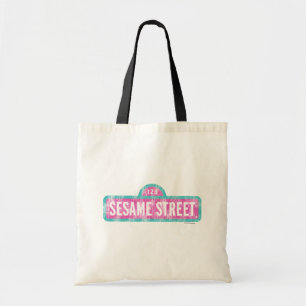 Sesame Street Pinkes Logo-Schild Tragetasche