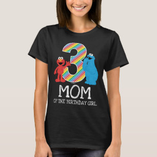Sesame Street Rainbow 3. Geburtstag MAMA T - SHI T-Shirt
