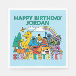 Sesame Street | Rainbow Wave Serviette