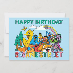 Sesame Street Regenbogenwelle Karte