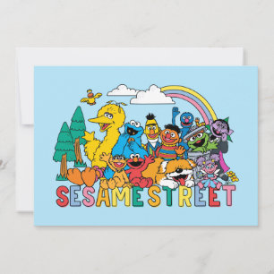 Sesame Street Regenbogenwelle Karte