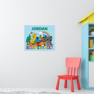 Sesame Street Regenbogenwelle Poster