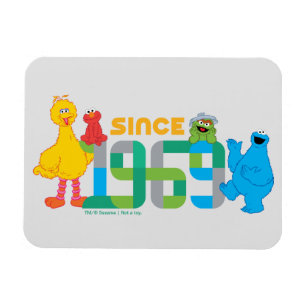 Sesame Street Seit 1969 Magnet