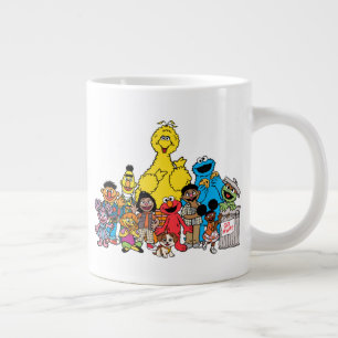 Sesame Street Sesame-Freunde hängen ab Jumbo-Tasse