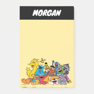 Sesame Street   Sesame Pals Gruppe   Name hinzufüg Post-it Klebezettel
