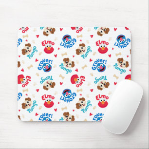 Sesame Street Tango, Elmo und Grover Muster Mousepad