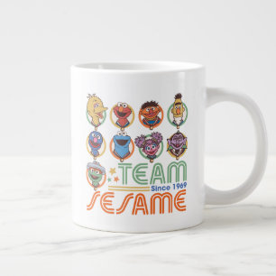 Sesame Street Team Sesame Seit 1969 Jumbo-Tasse
