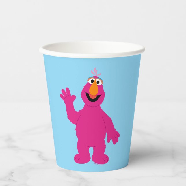 Sesame Street Telly Monster Pappbecher (Vorderseite)