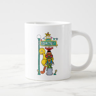 Sesame Street Unter dem Sesame Street-Schild Jumbo-Tasse