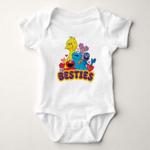Sesame Street Valentine Besties Baby Strampler