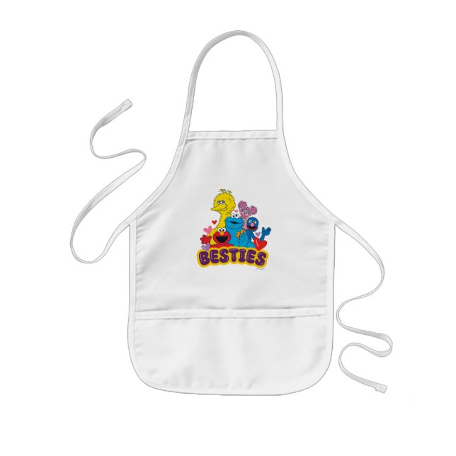 Sesame Street Valentine Besties Kinderschürze (Vorne)