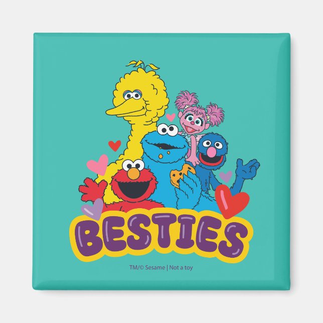 Sesame Street Valentine Besties Magnet (Vorne)