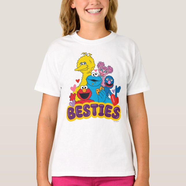 Sesame Street Valentine Besties T-Shirt (Vorderseite)