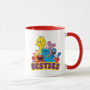 Sesame Street Valentinstag-Beste-Freunde Tasse