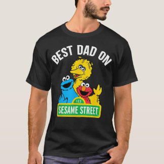 Sesame Street Vater39S Tag Bester Vater Auf Sesame T-Shirt