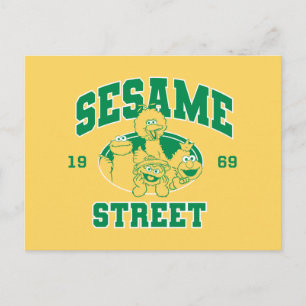 Sesame Street   Vintage 1969 Postkarte
