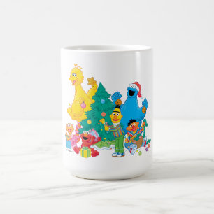 Sesame Street   Weihnachtsfreunde Kaffeetasse