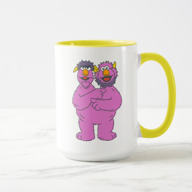 Sesame Street Zwei-Köpfe-Monster Tasse (Rechts)