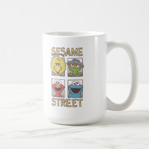 Sesame StreetVintage Character Comic Kaffeetasse