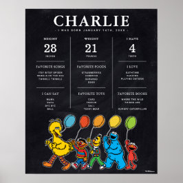 Sesamstraße | 1. Geburtstag - Meilenstein Poster