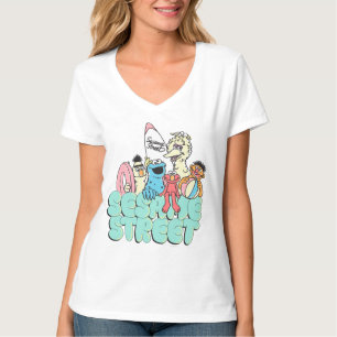 Sesamstraße 90er Jahre Vintag Surf T-Shirt