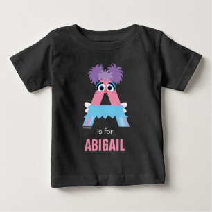 Sesamstraße   A ist für Abby Baby T-shirt