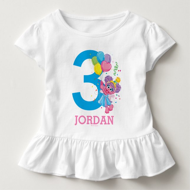 Sesamstraße | Abby Cadabby Birthday Baby T-shirt (Vorderseite)