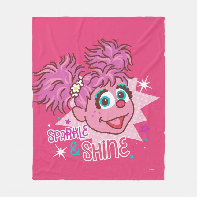 Sesamstraße | Abby Cadabby - Sparkle & Shine Fleecedecke (Vorderseite)