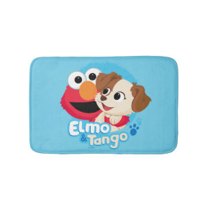 Sesamstraße   Abzeichen Elmo & Tango Badematte