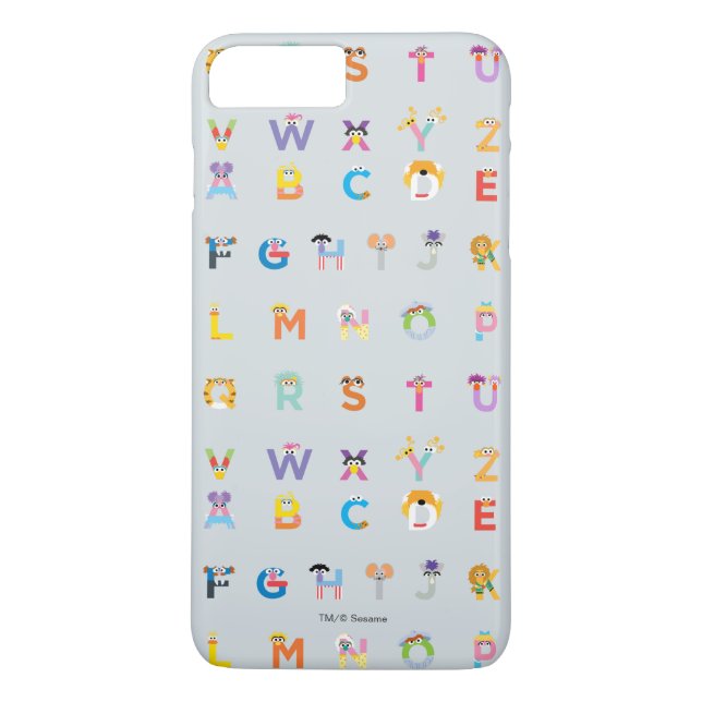 Sesamstraße | Alphabet - Buchstaben Case-Mate iPhone Hülle (Rückseite)